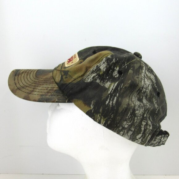 Authentic Grandpa Embroidered Patch Logo Men's Camo Adj Strap Back Cap Hat - Picture 3 of 8